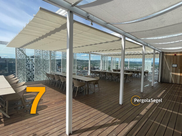 Pergolamarkis på takterass, Lilleström – Projekt nr 7 bild nr 2