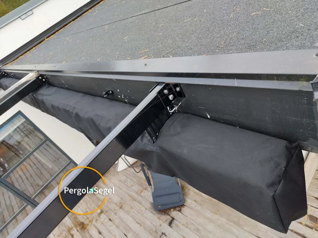 vinterfodral till pergolamarkis och pergolatak svart