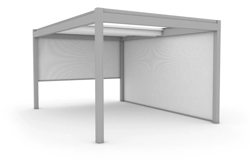 pergola med tak pratic nomo illustration