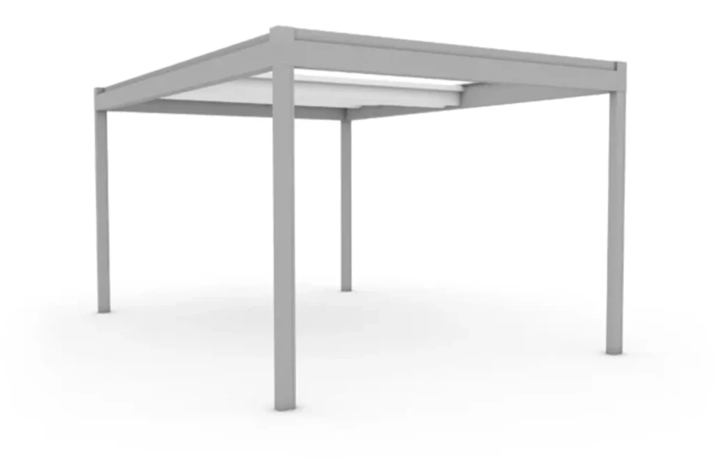 pergola med tak pratic rialto illustration